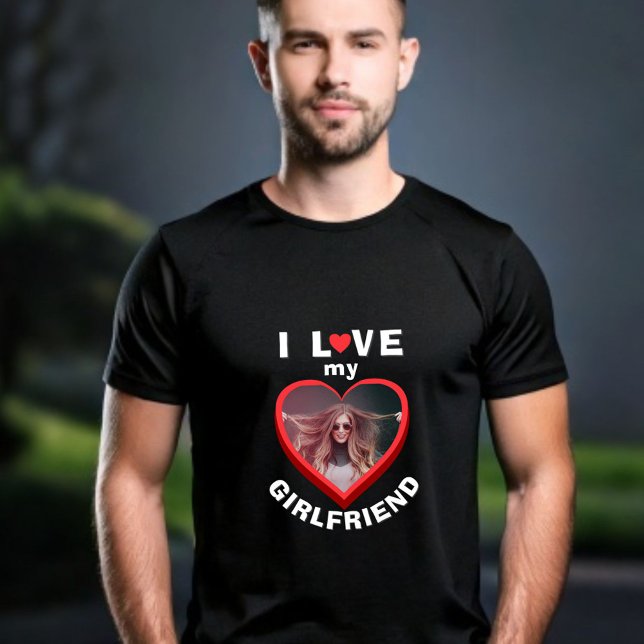 Jag kärlek min Boykompis Heart Photo Manar T Shirt (Skapare uppladdad)