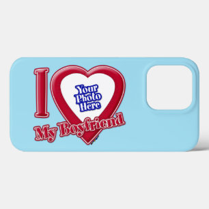 Jag Kärlek min Boykompis Photo Red Heart Blue Hori