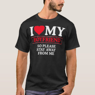 Jag Kärlek min Boykompis Red Heart, så var snäll o T Shirt