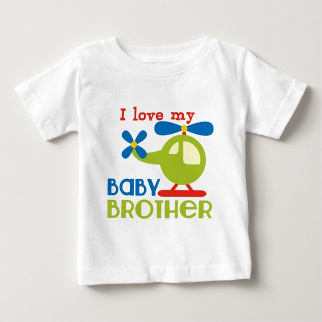 Jag kärlek min bror baby tee (Framsida)