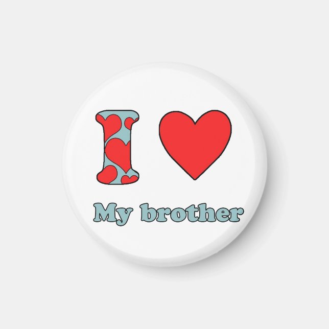 Jag kärlek min bror magnet (Framsidan)