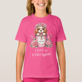 Jag KÄRLEK min Cocker Spanska T Shirt