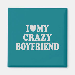 Jag Kärlek min Crazy Boykompis Magnet