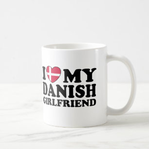 Jag Kärlek Min danska flickvän Kaffemugg