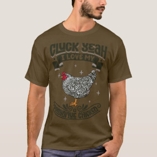 Jag kärlek min Dominique Chicken Cluck Ja T Shirt