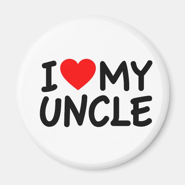 Jag kärlek min farbror magnet (Framsidan)