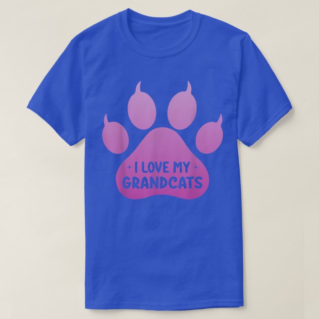 Jag kärlek min farmkatter Cat Lover Granddad Grand T Shirt (Design framsida)