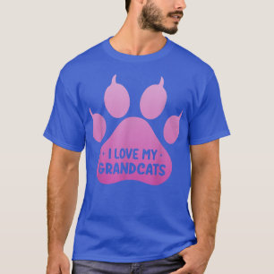 Jag kärlek min farmkatter Cat Lover Granddad Grand T Shirt