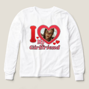 Jag Kärlek Min flickvän, Girlvän T Shirt