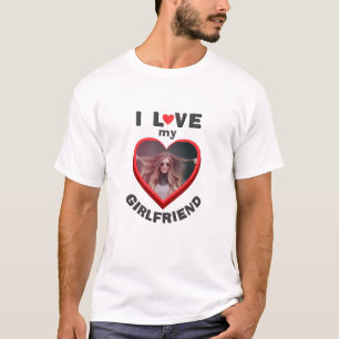 Jag kärlek min flickvän Heart Photo Manar T Shirt