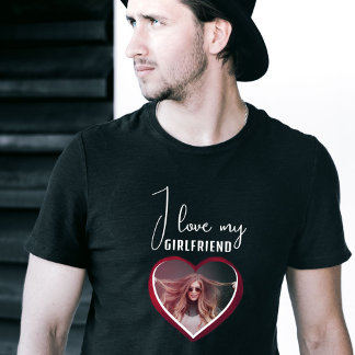 Jag kärlek min flickvän Heart Photo Manar T Shirt
