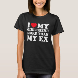 Jag Kärlek min flickvän jag älskar min flickvän GF T Shirt