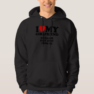 Jag Kärlek min flickvän jag Kärlek min flickvän så Hoodie
