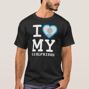 Jag Kärlek min flickvän mer än någonsin foto T Shirt