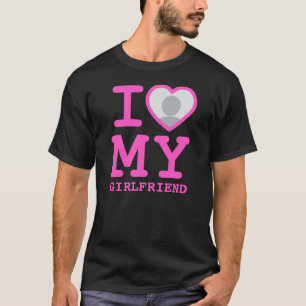Jag Kärlek min flickvän mer än någonsin foto T Shirt