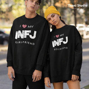 Jag Kärlek Min flickvän Personality Traits Valenti Lång Ärmad Tröja