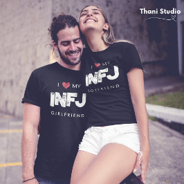 Jag Kärlek Min flickvän Personality Traits Valenti T Shirt
