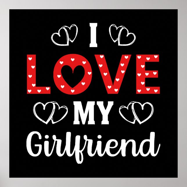 Jag Kärlek Min flickvän Poster (Framsidan)
