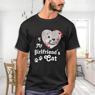 Jag Kärlek min flickväns Anpassningsbar Heart-fo T Shirt