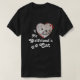 Jag Kärlek min flickväns Anpassningsbar Heart-foto T Shirt (Design framsida)