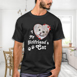 Jag Kärlek min flickväns Anpassningsbar Heart-foto T Shirt<br><div class="desc">Vem gör du verkligen kärlek? Din flickvän eller hennes katt! Ge den perfekt gåvan till din pojkvän i valentines day med den här konstiga skjortan! A måste ha för varje kattälskare, katt mamma och katt pappa! En roligt vrider på min flickvän Kärlek, skjortan citerar "I Kärlek My Girväns katt" ......</div>