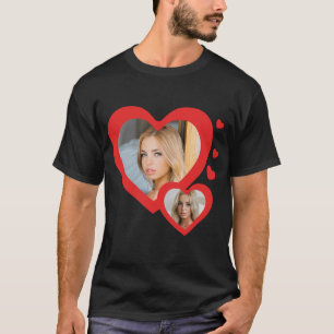 Jag kärlek min flickväns fotofront och baksida sva t shirt