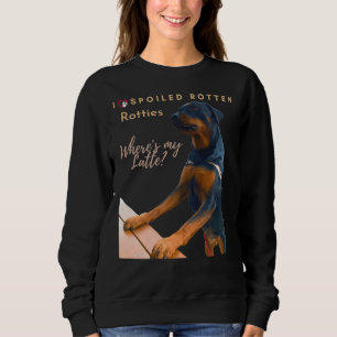 Jag Kärlek min förstörda Rotten Rottie T Shirt
