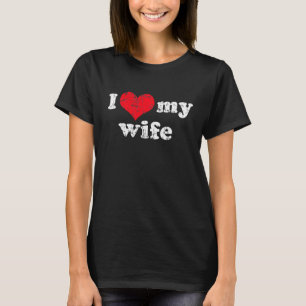 Jag kärlek min fru t shirt