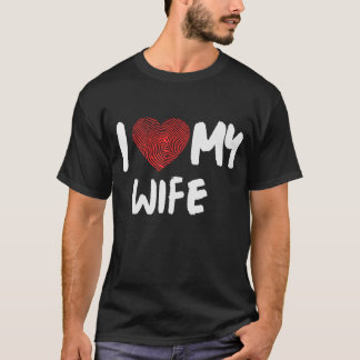 Jag kärlek min fru t shirt
