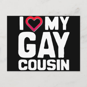 JAG KÄRLEK MIN GAY COUSIN - -.png Vykort