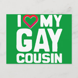 JAG KÄRLEK MIN GAY COUSIN - -.png Vykort