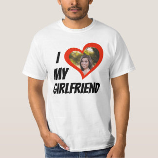Jag Kärlek min Girlkompis Anpassningsbar T Shirt