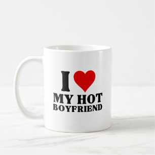 Jag Kärlek min Hett Boykompis, jag hatar min Hett Kaffemugg