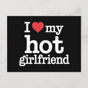 Jag Kärlek min Hett Girlkompis Valentindagen Gf Gi Vykort