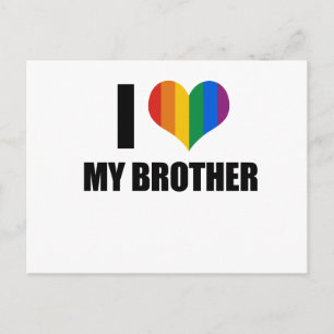 Jag Kärlek min homosexebror Vykort