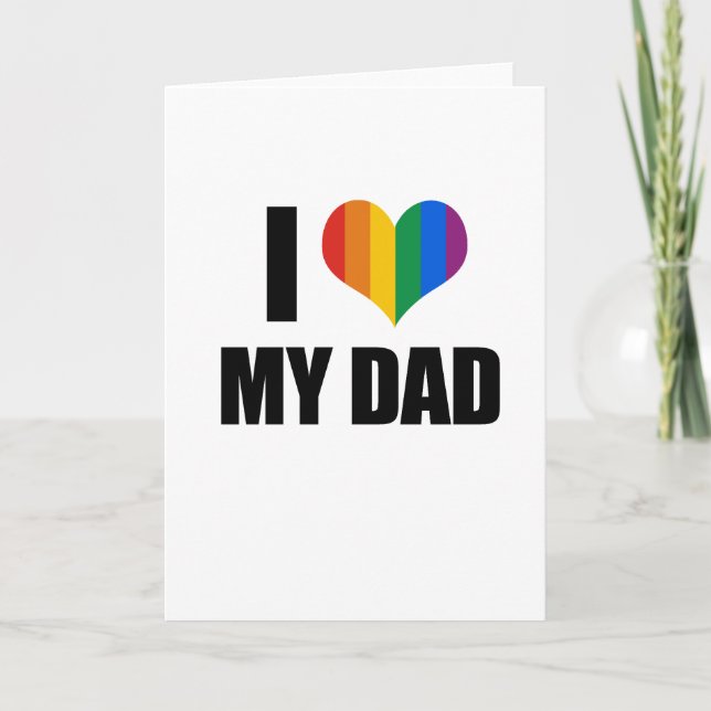 Jag Kärlek min homosexuella pappa Kort (Framsida)