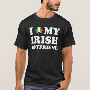 Jag Kärlek min irländska Boykompis St Patrick-Day T Shirt