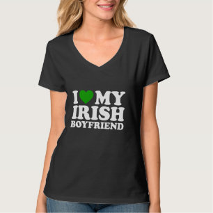 Jag Kärlek min irländska Boyvän jag älskar min gos T Shirt