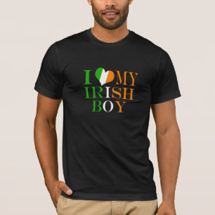 Jag kärlek min irländska pojke t-shirt