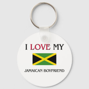 Jag Kärlek Min Jamaican Boykompis Nyckelring