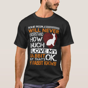 Jag Kärlek min kanin Tshirt T Shirt