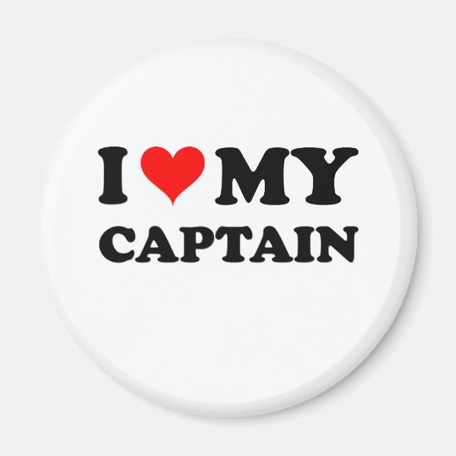 Jag Kärlek Min kapten Magnet (Framsidan)
