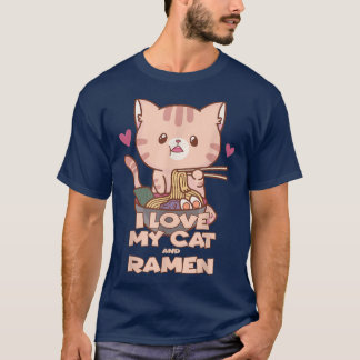 Jag kärlek min katt- och nunnedesign t shirt