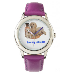 Jag Kärlek min Labrador vaktar Armbandsur