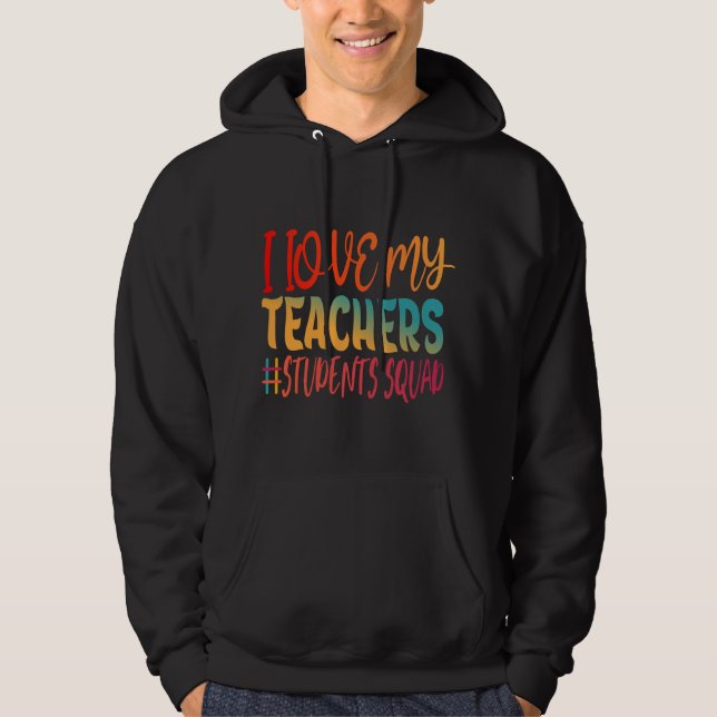 JAG KÄRLEK MIN LÄRARE. HOODIE (Framsida)
