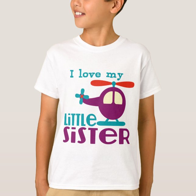 Jag kärlek min lilla syster t-shirt (Framsida)