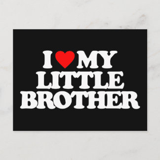 JAG KÄRLEK MIN LITTLE BROTHER VYKORT