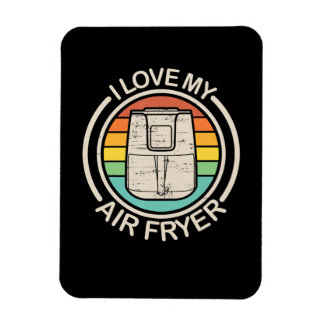 Jag Kärlek min Luft Fryer Gift Coola Cooking Älska Magnet