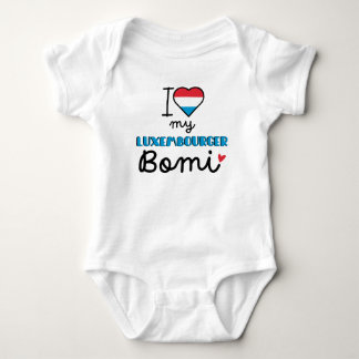 Jag Kärlek min luxemburgare Bomi söt T Shirt