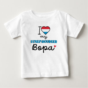 Jag Kärlek min luxemburgare Bopa söt T Shirt